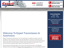 Tablet Screenshot of experttrans.com